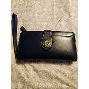 Travelambo Wallets Women RFID Large Capacity Leather Clutch Wallet Multi Card